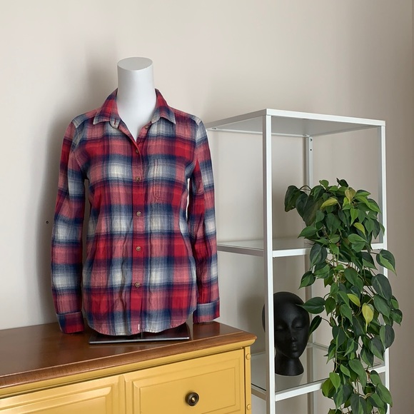 AEO | Boyfriend plaid shirt